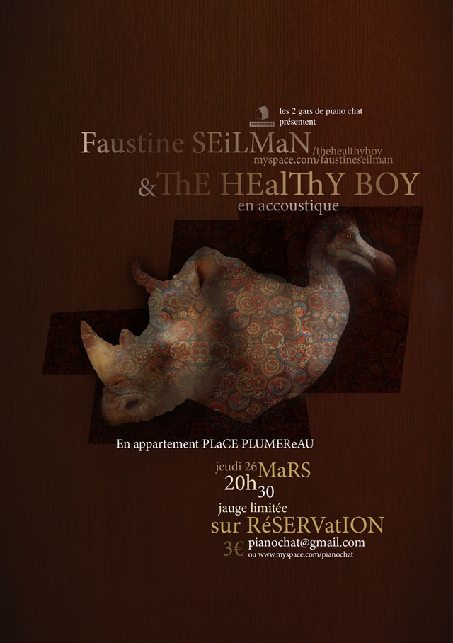 26 mars : Faustine Seilman + The Healthy Boy