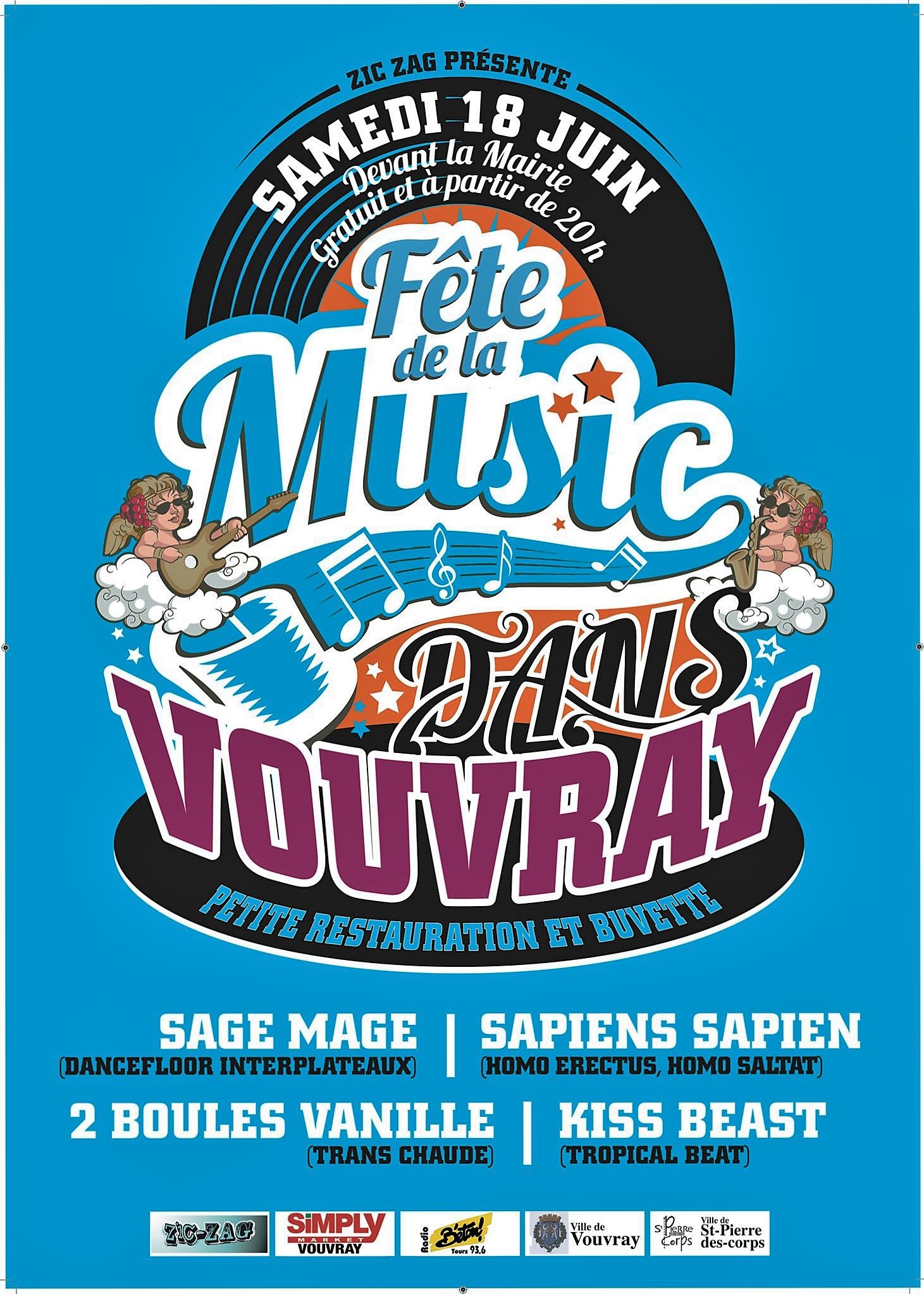 La fête de la musique de Vouvray soutient Aucard de Tours !!!