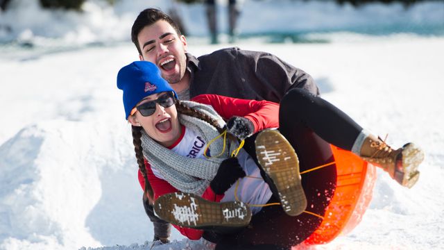 Partir en luge jusqu’au Shanti Shanti