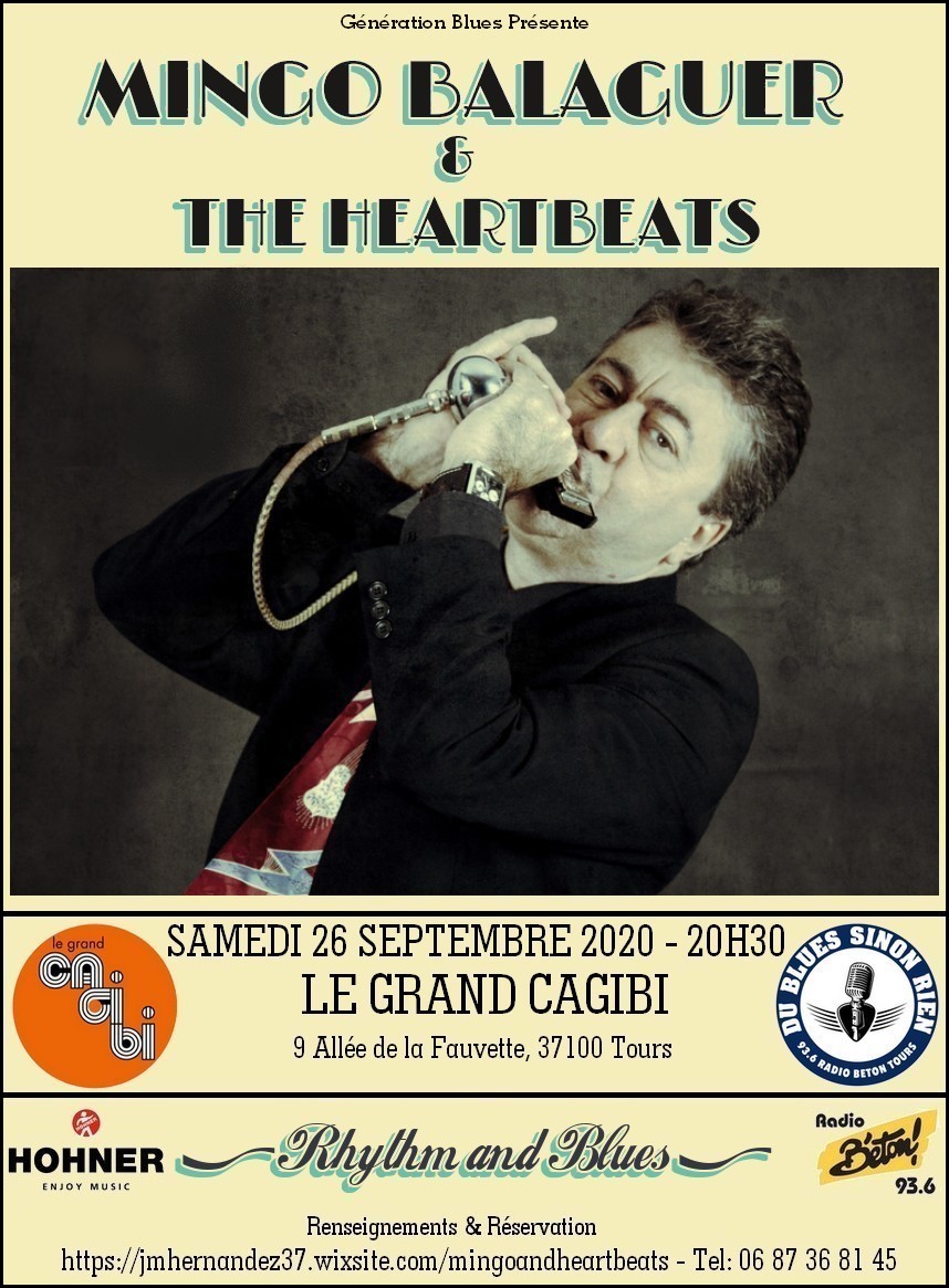 (DBSR) Concert Mingo Balaguer au Grand Cagibi samedi 26 septembre 2020